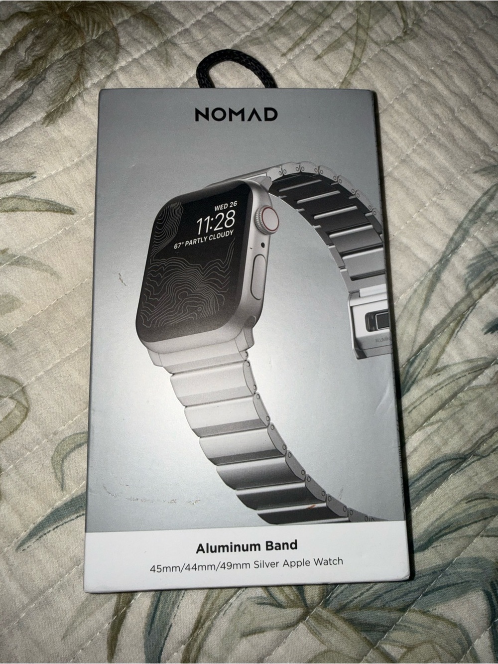 Nomad Aluminum Watch Band — Silver